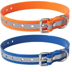 HRRVEE Sangle de collier pour chien 3/4 pouce réglable, durable, imperméable et réfléchissante pour récepteurs de colliers de dressage électroniques - Product Image 1