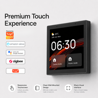 Panneau de contrôle intelligent 4 pouces pour maison connectée, écran tactile IPS Matter, passerelle Zigbee, application WiFi, commande vocale pour maison, chambre d'hôtel, Pro