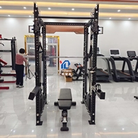 YG FITNESS YG-A006 Máquina Smith de Alta Calidad con Rack para Sentadillas, Cruce de Cables y Press de Banca en una Sola Estación para Gimnasio