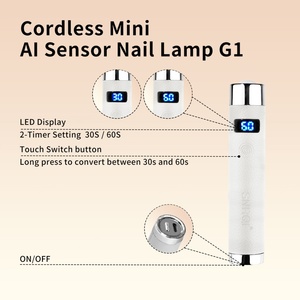 หลอดไฟ LED/UV พกพาขนาดเล็ก SNRQI รุ่นใหม่ คุณภาพสูง สำหรับอบเจลเล็บ - Product Image 3