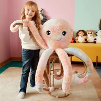 Peluche personnalisée, grande, mignonne, énorme, jumbo, kawaii, moelleuse, peluche de grande taille, pieuvre, peluche surdimensionnée, cadeaux pour enfants