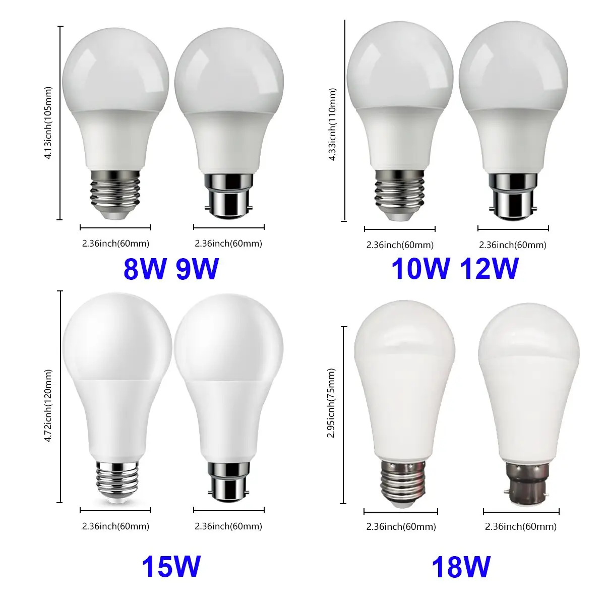 Popular Bulb 2021 Focos High Brightness LED Bulb 5W 7W 9W E14 E27 B22 3000K 6000K Lamp For Home Office Interior Decoration