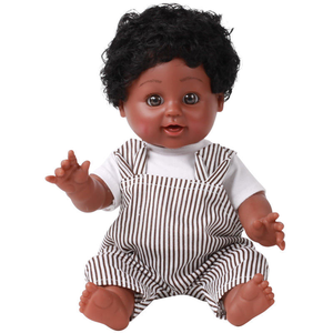 Poupée noire américaine Reborn de 30 cm, fabriquée à la main en silicone et vinyle, bébé réaliste, jouet pour enfants, cadeau de Noël - Product Image 5
