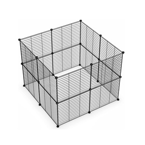 Cerca Plástica Encriptada para Animais de Estimação, Casinha para Cães e Gatos para Cães Pequenos/Médios; Barreira de Segurança de Malha de Ferro Destacável e Impermeável - Product Image 4
