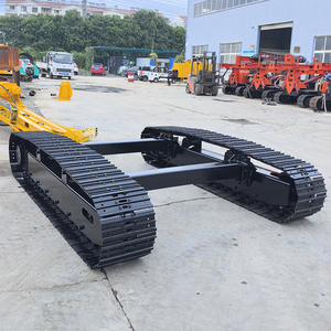 Запчасти для строительной техники Xinta: Прочные резиновые и стальные гусеницы для гусеничных шасси роботов, гидравлическая ходовая часть 1 - Product Image 2