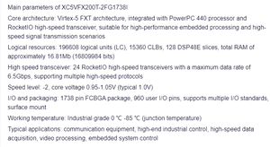 Paquete XC5VFX200T2FFG1738I, Chip IC Integrado PBGA, Microprocesador Programable - Product Image 2