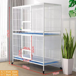 Double Extra Large <span class=keywords><strong>Transport</strong></span> Empilable Eleveur Personnalisé Grande Volière en Métal Elevage <span class=keywords><strong>de</strong></span> Volailles Perroquet Pigeon <span class=keywords><strong>Cage</strong></span> à Oiseaux à Vendre - Product Image 6