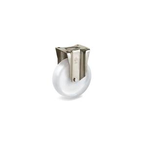 TELLURE ROTA - 685372 Polyamide 6 roues pleines pour charges lourdes, support fixe type P-largeur de roue 35mm, ø 100 mm (Qté 12) - Product Image 1