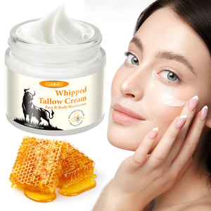 Baume Fouetté Artisanal au Suif de Bœuf et au Miel, Biologique et Naturel, de Marque Privée ELAIMEI, pour le Visage et le Corps – Hydratant - Product Image 2