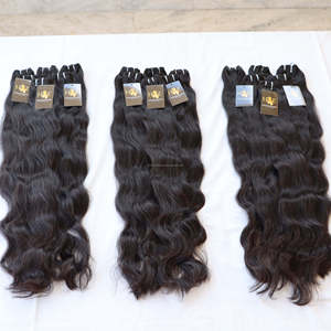 Lot de Cheveux Humains Naturels Non Transformés 100% Vierges, Cuticules Alignées, Cheveux Bruts de Vison, Cheveux Indiens de Temple, Extensions de Cheveux Humains en Gros pour Fournisseurs - Product Image 2