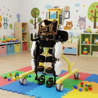 Exosquelette pédiatrique pour les membres inférieurs des enfants, réglable en hauteur et en poids, pour la marche