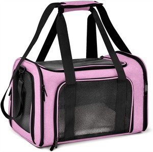 Transportadora de Mascotas <span class=keywords><strong>ADELE</strong></span> Aprobada por la TSA, Plegable, Impermeable, para Perros Pequeños/Medianos y Gatos de hasta 15 lb - Product Image 3