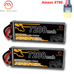 แบตเตอรี่ลิเธียมโพลิเมอร์ LVNCELL คุณภาพสูง ความจุ 7200mAh 60C 14.8V 4s  แพ็คแบตเตอรี่ 500 รอบการใช้งาน - Product Image 4