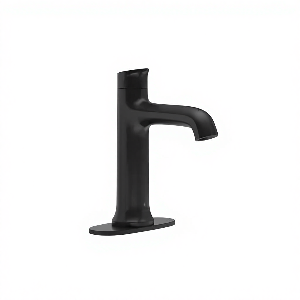 Sumerain Brushed Gold Bathroom Sink Faucet Single Hole Vanity Faucet Stainless Steel, Single