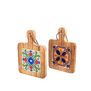 Base en mosaïque de bois DIY pour kit de mosaïque de verre, gravure écologique, thème floral, décoration créative pour loisirs créatifs - Product Image 2