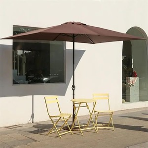 Yoho extérieur café Table parapluie 2.7M 3M jardin Parasol inclinable auvent Pergola pour Resort Patio Protection solaire - Product Image 1