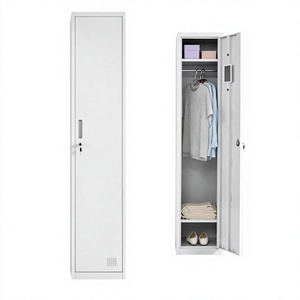 Casier métallique simple porte en acier 2026 avec serrure à clé, structure démontable pour le rangement des dortoirs étudiants en Chine - Product Image 2