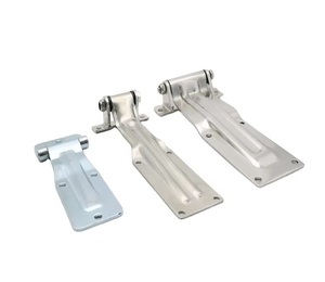 Zinc-Plated Steel Truck Door Hinge Container Rear Door Strap Hinge with U <b>Bracket</b> - Product Image 4