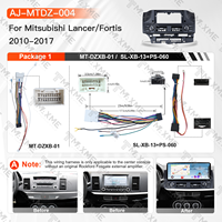 Écran Android 12,3 pouces avec DSP, GPS, AHD, Carplay sans fil, cadre de montage pour autoradio, compatible Mitsubishi Lancer 2010-2017