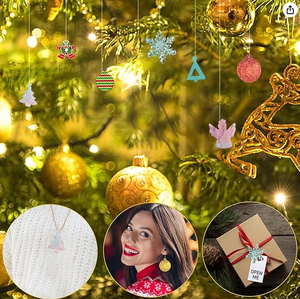 Moldes de resina versátiles y fáciles de usar para adornos navideños para proyectos de resina epoxi para manualidades de joyería y decoraciones navideñas - Product Image 3