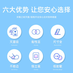 Chenkang Medical Sterile Dressings 6x7cm 7x9cm 9x10cm 12x14cm 10x30cm For Wound Protection And Postoperative Care - Product Image 4