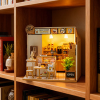 Nouveau produit créatif en promotion : Maison de poupée en bois en mousse, modèle de maison fait main, kit de maison de poupée miniature DIY à vendre