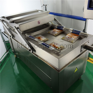 Máquina de envasado al vacío de alimentos SUS304, máquina de envasado al vacío usada industrial de acero inoxidable, carne, camarones, mariscos, doble cámara - Product Image 2