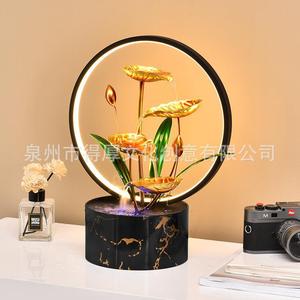Fuente de Agua de Escritorio de Metal, 39 cm de Altura, Decoración Creativa para el Hogar y la Oficina, Regalo Ecológico - Product Image 5