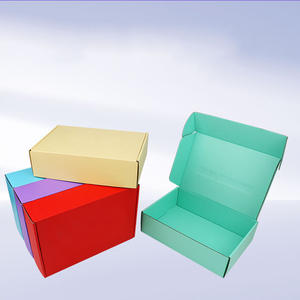 Venta al por mayor impresión ecológica corrugado ropa cosméticos Express embalaje correo Kraft Cartón plegable aviones Cajas de Regalo - Product Image 5