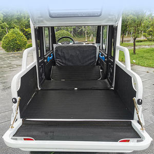 Camioneta Eléctrica APU de 4 Plazas, Mini, Ligera, con Batería de Litio, Tracción Trasera, Asientos de Cuero, Baca Metálica, Cámara Trasera - Product Image 3