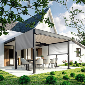 Aikeli Wise – Tissu de remplacement rectangulaire en polyester imperméable pour écran LED rétractable à cadre en aluminium pour ombrage de terrasse - Product Image 3