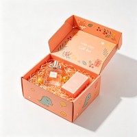 Boîte d'expédition en carton ondulé personnalisée en gros pour cosmétiques, marques de mode, flacons de parfum pliés, rouges à lèvres