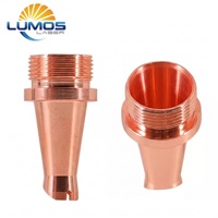 Buse de machine de soudage laser à fibre portative en cuivre rouge Type-B SUP-B M16, embouts de contact pour alimentation en fil, accessoires de tête de torche laser