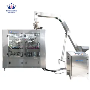 Fast Shipping Professional Glass Bottle Filling Production Line Beer Filling Machine