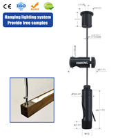 Système de suspension de plafond réglable, kit de câbles de suspension pour lustre moderne esthétique et minimaliste