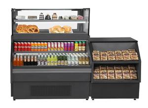 Nouveau design Rideau d'air refroidisseur ouvert Grab and Go réfrigérateur commercial d'affichage de gâteau pour <span class=keywords><strong>boulangerie</strong></span> - Product Image 4