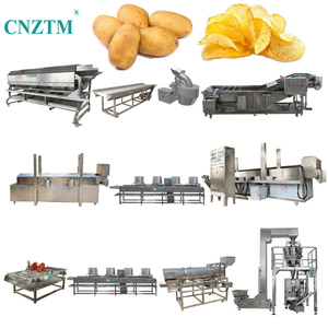 Ligne <span class=keywords><strong>de</strong></span> production <span class=keywords><strong>de</strong></span> chips <span class=keywords><strong>de</strong></span> pommes <span class=keywords><strong>de</strong></span> <span class=keywords><strong>terre</strong></span> personnalisable à faible coût, en acier inoxydable 304, entièrement automatique - Product Image 3