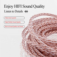 RASANTEK 12TC OCC Cuivre HIFI Câble Haut-Parleur Tressé-Câble Audiophile pour Amplificateur 12 Cores Haute Qualité Service OEM/ODM