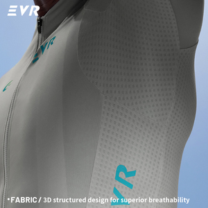 Maglia da Ciclismo <span class=keywords><strong>EVR</strong></span> per Uomo, Manica Corta, Logo Personalizzato, Asciugatura Rapida, Traspirante, OEM, Produttore all'Ingrosso, Bici da Strada, Altamente Elastica - Product Image 2