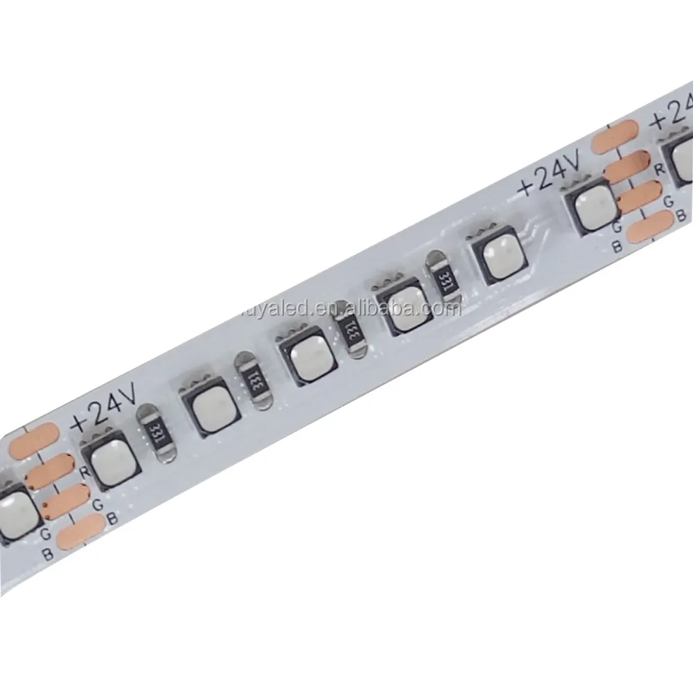 shenzhen smd 3535 led strip rgb 120leds/m dc24v 10mm width 28W/M