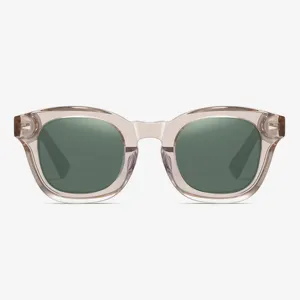 Individuelle Luxusmarke Occhiali Da Sole Ce High-End-Acetat-Sonnenbrille Designer kristall runde Acetat-Sonnenbrille