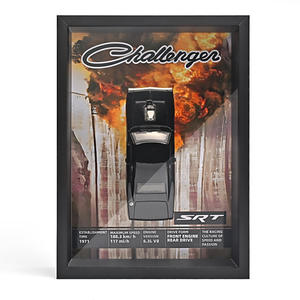 Cadre photo 3D, voiture miniature en métal moulé sous pression 1/32, modèle de voiture classique en alliage super métallique, kit de véhicule de collection - Product Image 3