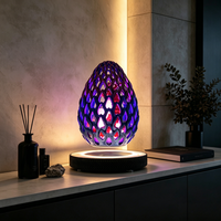 Lámpara de Huevo de Dragón Levitante Magnética con Enchufe Cuadrado HCNT, Luz Nocturna LED Flotante, Decoración para el Hogar, Regalo Único