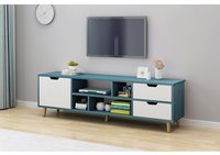 Meuble TV et Table Basse Combinés, Meuble TV Moderne et Simple pour Salon et Chambre