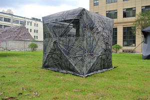 Chasse en plastique aveugle neige Camo boîte cerf stores canard en gros un cadre sol Ghillie tente chaise surélevée un homme - Product Image 3