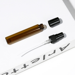 2ml 3ml 5ml <span class=keywords><strong>10ml</strong></span> nước hoa nhỏ <span class=keywords><strong>Atomizer</strong></span> hổ phách lọ mẫu chai thủy tinh với nhựa bơm phun Mini Tester chai - Product Image 5