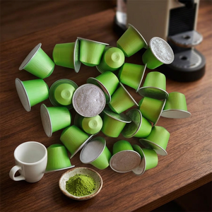 Capsules de thé matcha biologique style Uji, thé vert Tencha moulu sur pierre de qualité supérieure, pour les cafetières professionnelles de bureau - Product Image 2