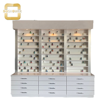 Appuyez sur les ongles support de présentation avec gel vernis à ongles vitrines pour ongles pointe échantillon présentoir