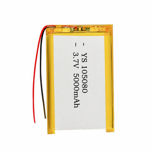 Batería de Polímero de Litio 105080 de 5000 mAh y 3.7 V, Batería Lipo OEM y ODM, Batería de Polímero Personalizada para Juguetes y Dispositivos Electrónicos - Product Image 2