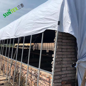 HDPE 100% tejida con película blanca y negra recubierta de UV, película de invernadero de privación de luz, película de Panda opaca para setas - Product Image 4